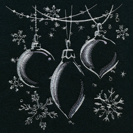 Christmas Flurries Ornaments