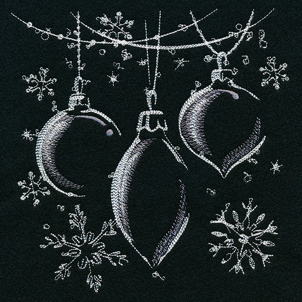 Christmas Flurries Ornaments