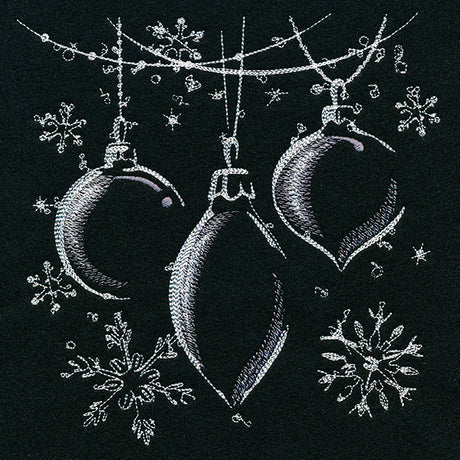 Christmas Flurries Ornaments