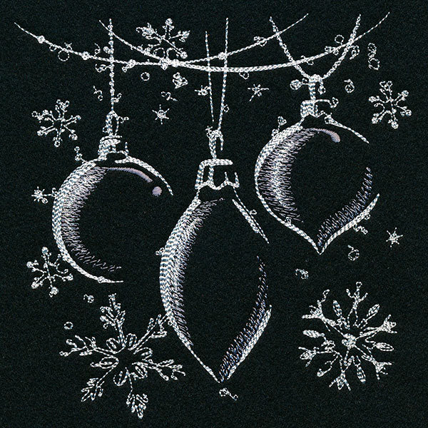 Christmas Flurries Ornaments