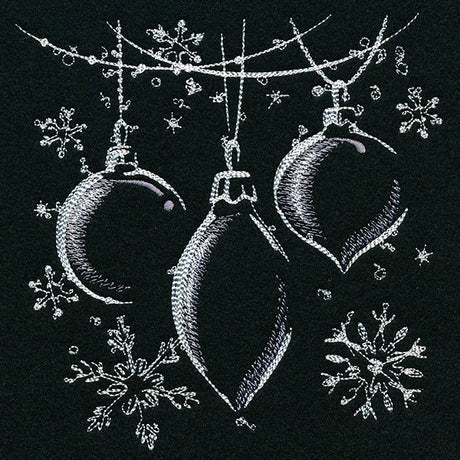 Christmas Flurries Ornaments