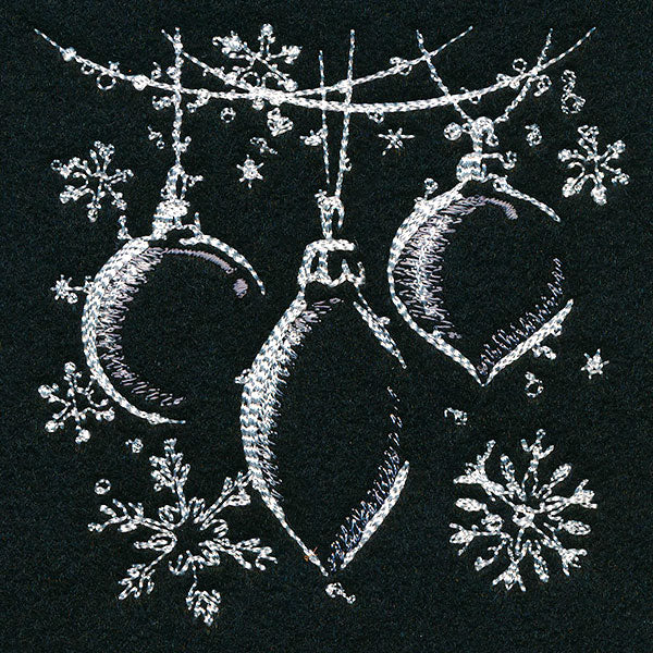 Christmas Flurries Ornaments