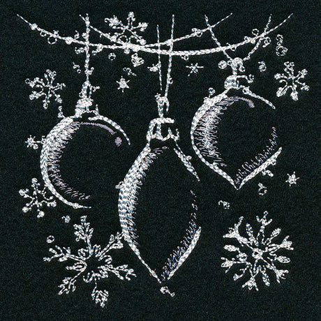 Christmas Flurries Ornaments