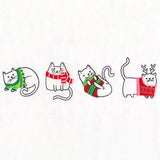 Christmas Cats in Sweaters