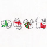 Christmas Cats in Sweaters