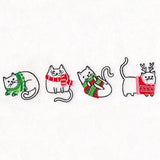 Christmas Cats in Sweaters