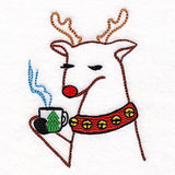 Not Before Coffee Christmas Reindeer