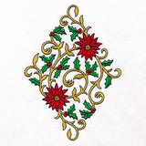 Decadent for Christmas Poinsettia and Holly Diamond