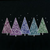 Festive Blooms Christmas Tree Border