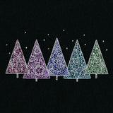 Festive Blooms Christmas Tree Border