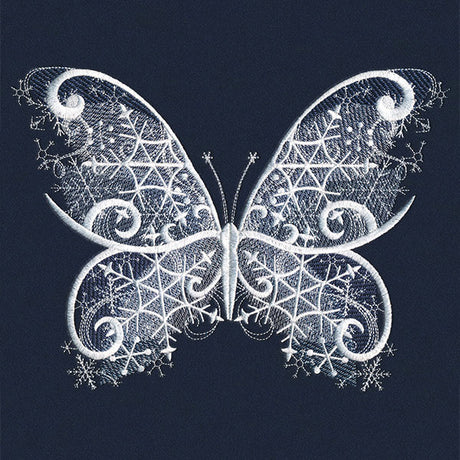 Frosted in Wonder Snowflake Butterfly
