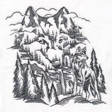 Hidden Wolf Mountain Scene
