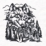 Hidden Wolf Mountain Scene