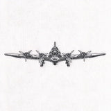 Ready for Takeoff Vintage Airplane Etching