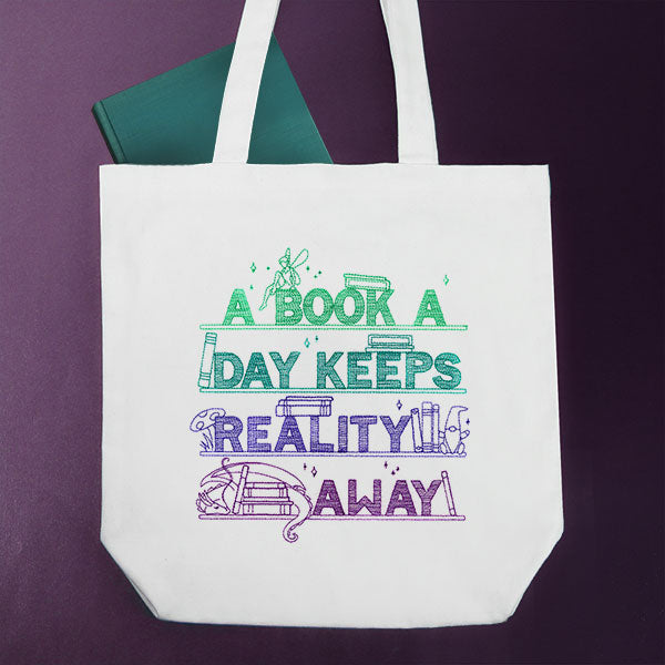 Book a Day Keeps Reality Away Bookshelf
