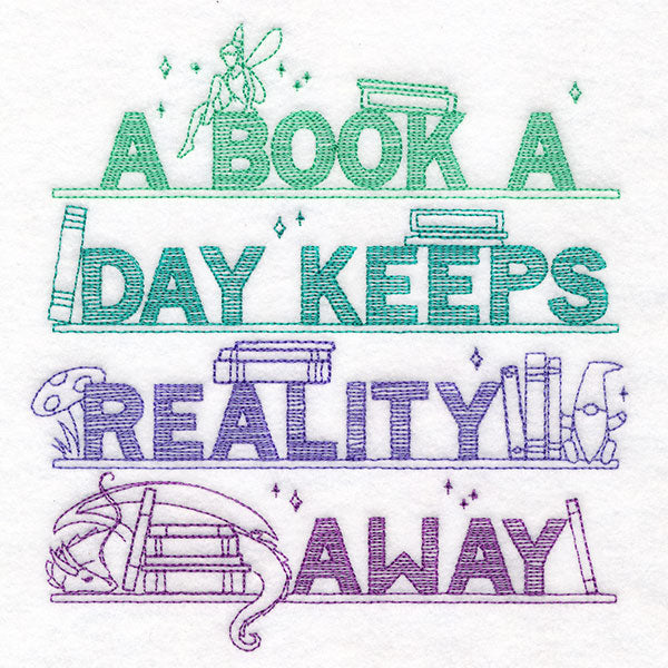 Book a Day Keeps Reality Away Bookshelf