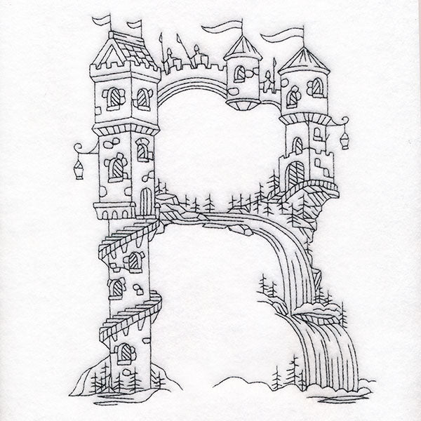 Read & Explore - Letter R Castle Scene