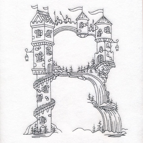 Read & Explore - Letter R Castle Scene