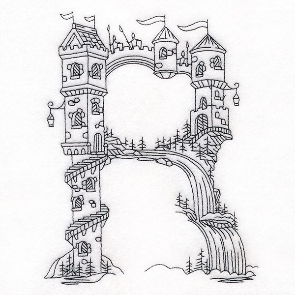Read & Explore - Letter R Castle Scene