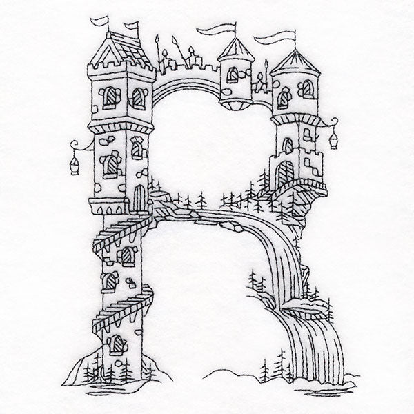 Read & Explore - Letter R Castle Scene