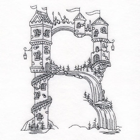 Read & Explore - Letter R Castle Scene