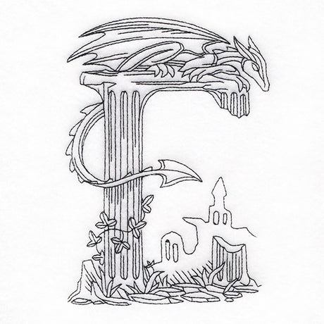 Read & Explore - Letter E Dragon Scene