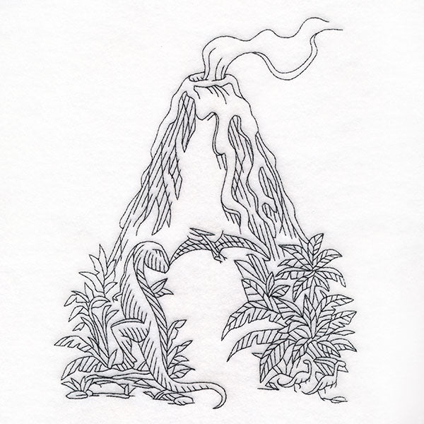 Read & Explore - Letter A Dinosaur Scene