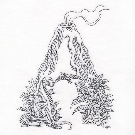 Read & Explore - Letter A Dinosaur Scene