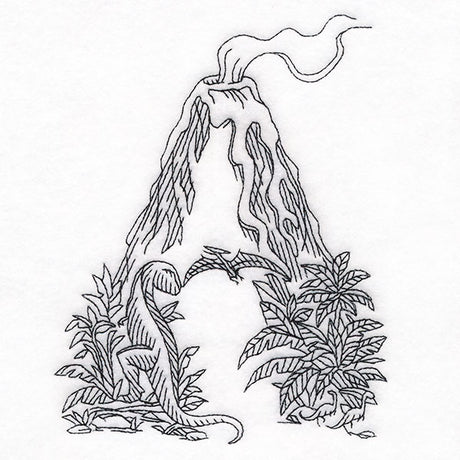 Read & Explore - Letter A Dinosaur Scene