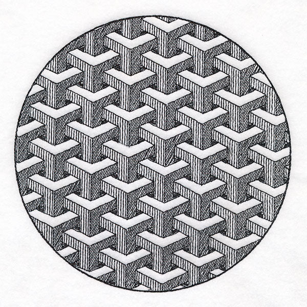 Optical Illusion Circle 4 – Urban Threads