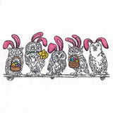 Whoo's Ready for Easter Owl Border