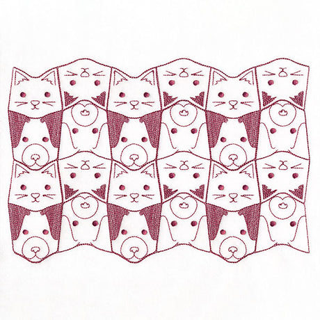 Repeat with Me Cat & Dog Border