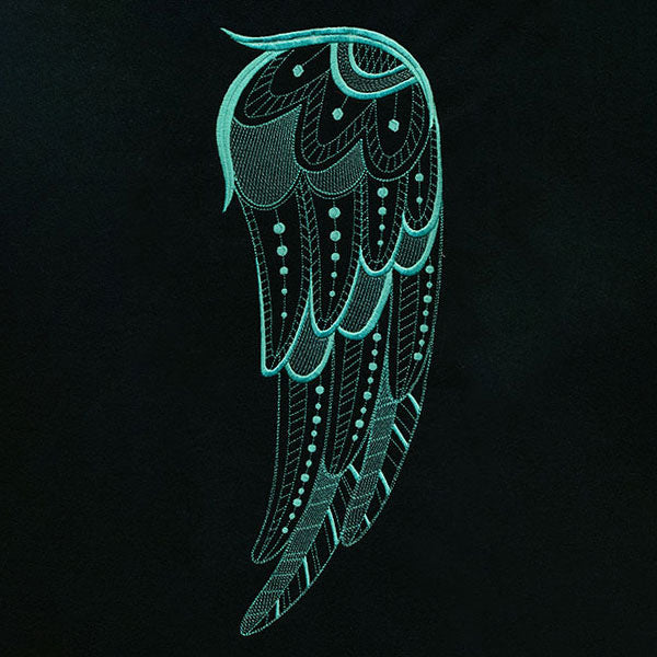 Feathered with Style Angel Wing