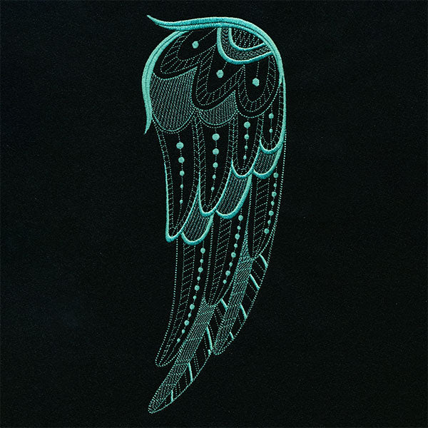 Feathered with Style Angel Wing