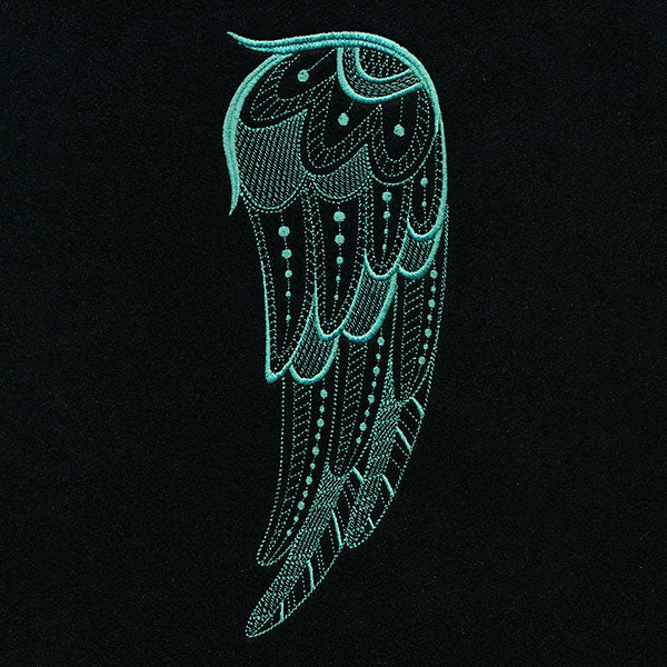 Feathered with Style Angel Wing