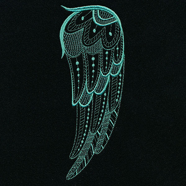 Feathered with Style Angel Wing