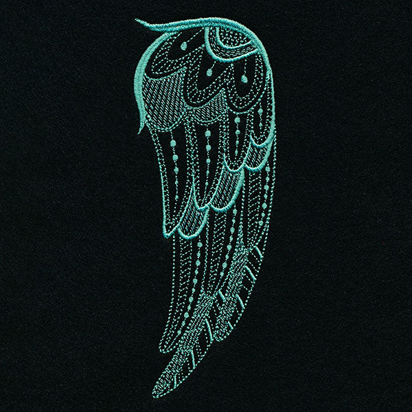 Feathered with Style Angel Wing
