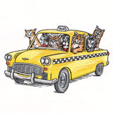 Feline Frisky Cat Taxi Service