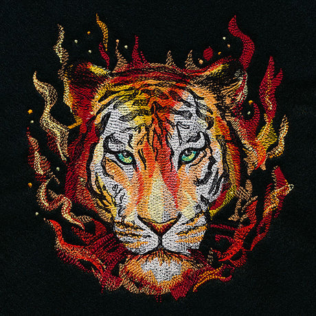 Fierce Through the Fire Tiger