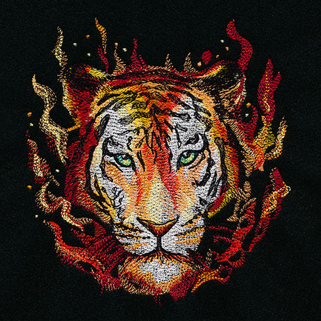Fierce Through the Fire Tiger