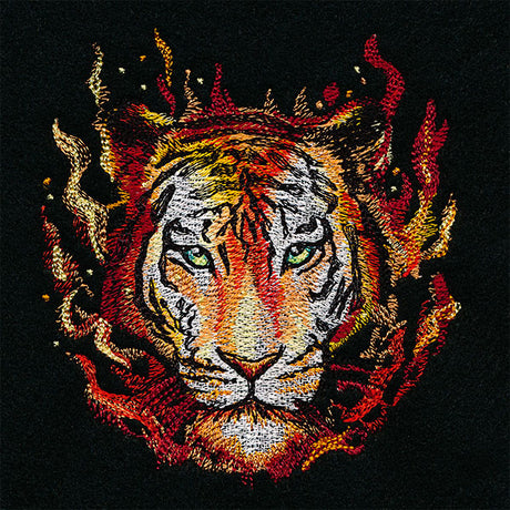 Fierce Through the Fire Tiger