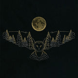 Under the Full Moon Forest Night Owl