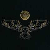 Under the Full Moon Forest Night Owl
