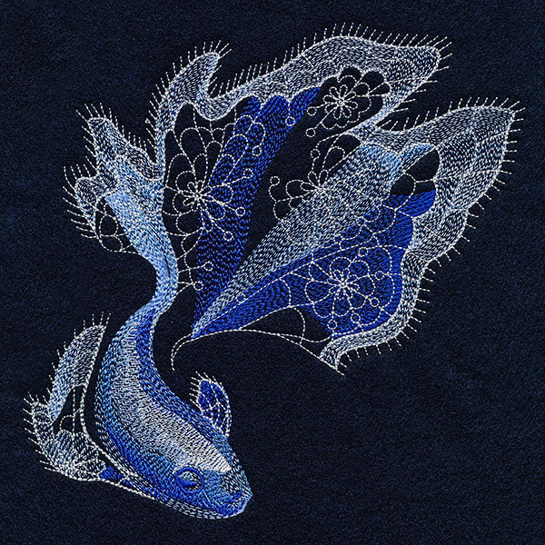 Flowers and Charm Betta Fish