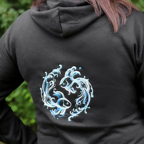 Yin Yang Water Element Fish Circle