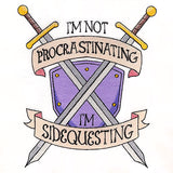 Procrastinating and Sidequests Shield