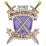 Procrastinating and Sidequests Shield