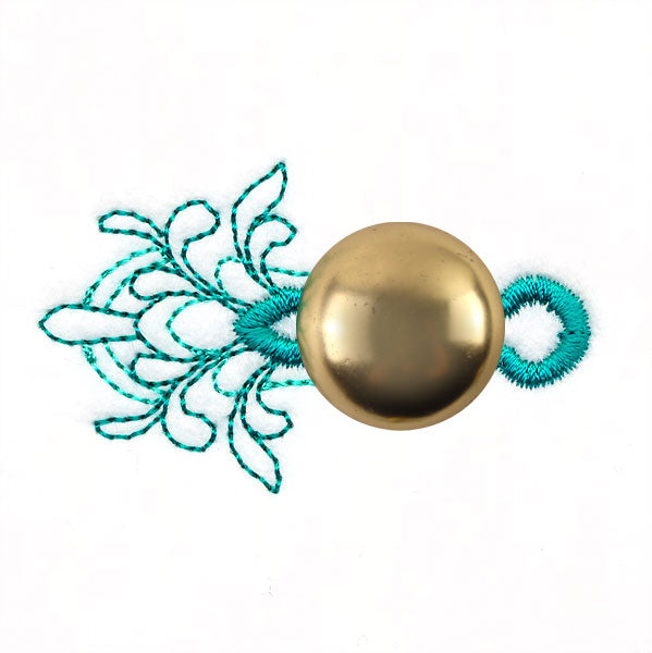Buttoned Up II - Flourishes and Time Buttonhole
