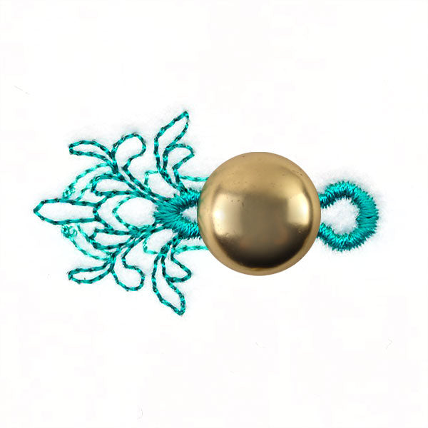 Buttoned Up II - Flourishes and Time Buttonhole
