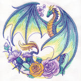 Flight of Flowers Dragon Wreath